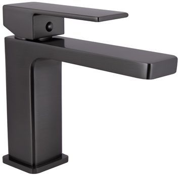 Змішувач для раковини Qtap Gemini Gunmetal Black PVD QTGEM270GMB45676 латунь - QTGEM270GMB45676