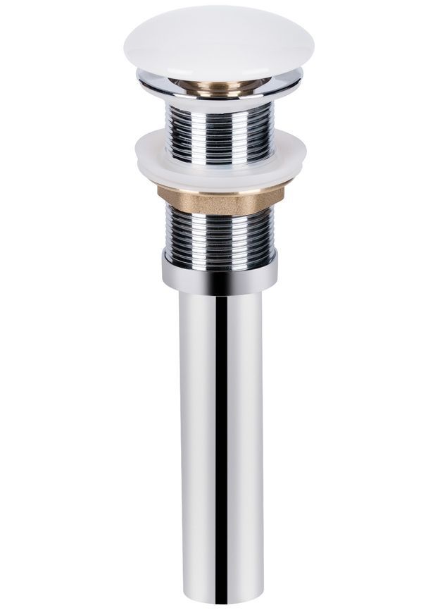 Раковина-чаша QTAP Virgo 490х345х115 White с донным клапаном QT18112261W - QT18112261W