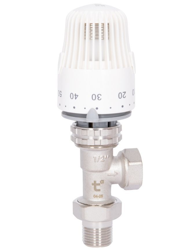 Кран RTL кутовий Thermo Alliance Standart 1/2" ВЗ латунь TAS01515