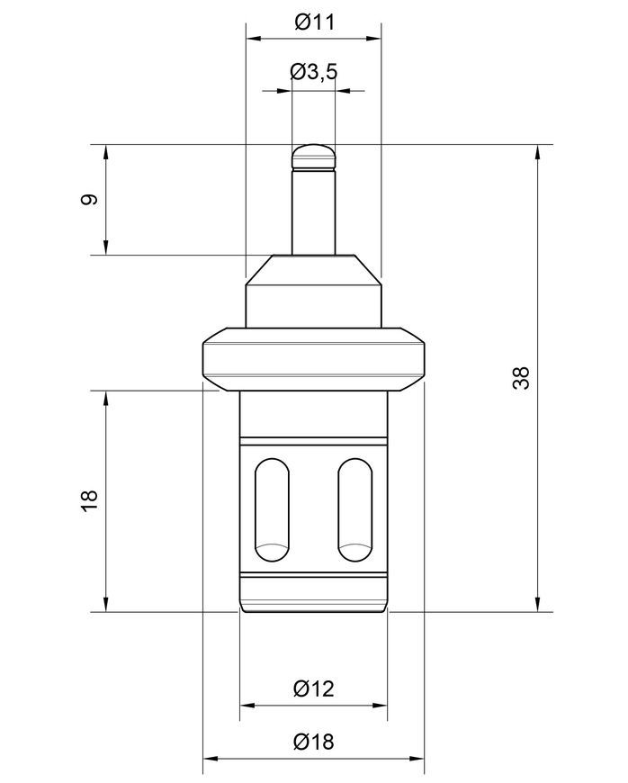 Термоелемент для антиконденсаційного клапану ICMA 70⁰C №9023 - C06132AF1070