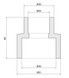 Муфта PPR THERMO ALLIANCE 40х25 - DSB105 - 2