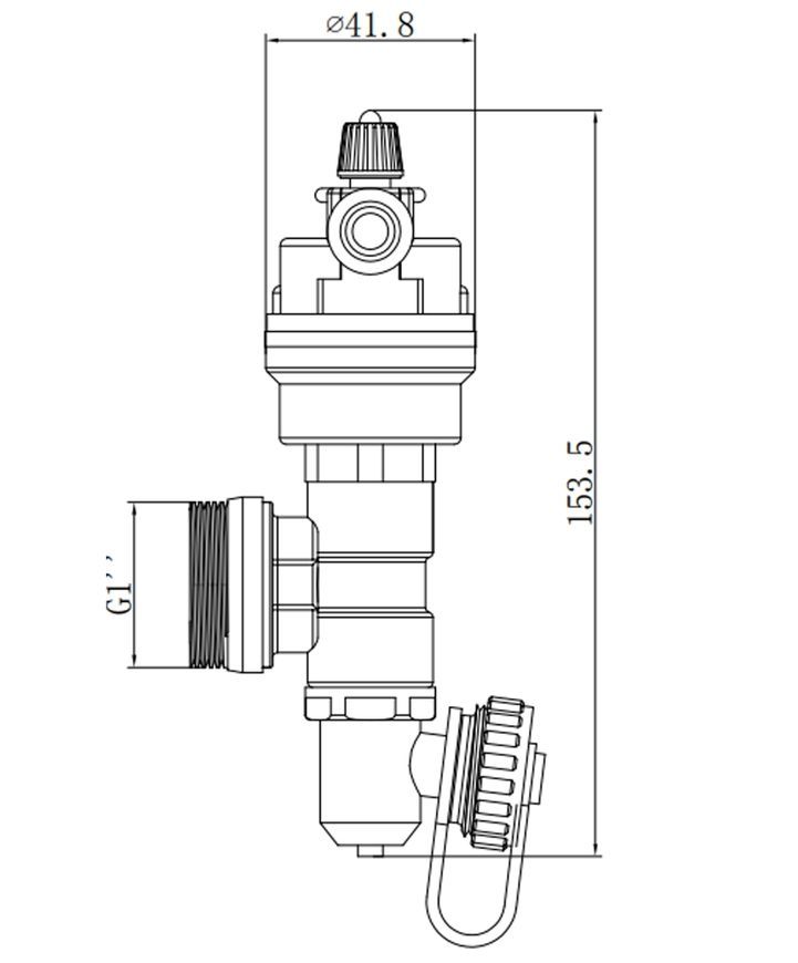 Зливна група Thermo Alliance Forte 1" з повітрявідвідником TAFE00725 - TAFE00725