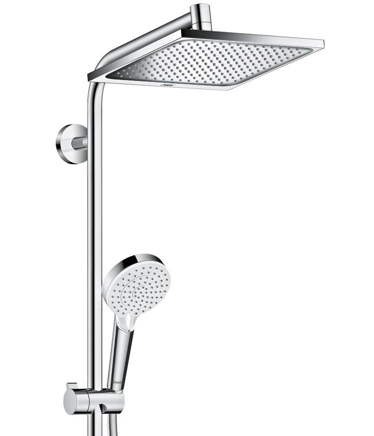 Душова система HANSGROHE Crometta E Showerpipe 240 1jet з термостатом 27271000 хром - 27271000