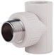 Тройник PPR ALFA PLAST 25х3/4"х25 НР APMTTE2534X - APMTTE2534X - 1