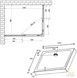 Душова кабіна LIDZ WIEŻAK 100x80, низький, скло Linie 4 мм - LWKSC10080SATLOWL - 2