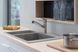Кухонна мийка HANSGROHE з додатковою чашею S510-F635 770х510 180/450 Concretegrey сірий бетон 43315380 - 43315380 - 9