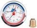Термоманометр Thermo Alliance Standart 80 мм латунное заднее подключение 1/2"НР 4 бар 120&ordm;С SD1734B