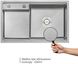 Кухонна мийка інтегрована QTAP D7848-R 3,0/1,2 мм Satin - QTD7848R3012 - 2