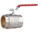 Кран кульовий прямий Thermo Alliance Standart 2" ВР для води, PN40, важіль, латунь SD600NW50PN40 - SD600NW50PN40 - 1