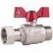 Кран шаровой с накидной гайкой SD FORTE 3/4" ВН для воды прямой SF261W20