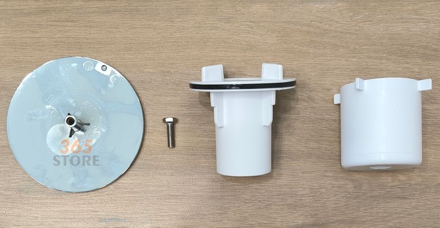Сифон для душового піддону McALPINE HC27-CPN-PB 90 мм хром чистка зверху - HC27-CPN-PB