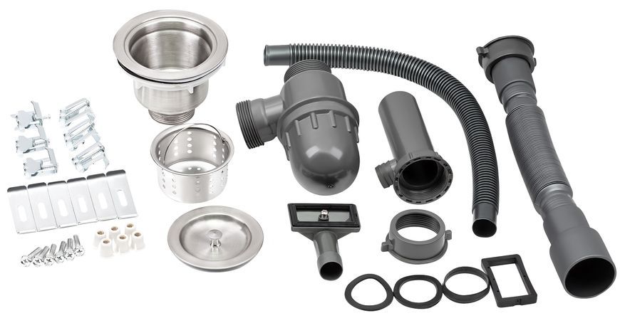 Кухонна мийка інтегрована QTAP D7848-R 3,0/1,2 мм Satin - QTD7848R3012