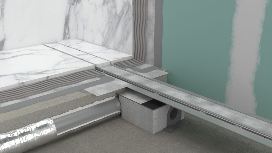Прихована частина HANSGROHE uBox universal &oslash;40 для душових трапів 01000180 - 01000180