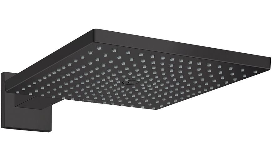 Верхний душ с держателем HANSGROHE Raindance E 300 1jet Matt Black 26238670 черный матовый - 26238670