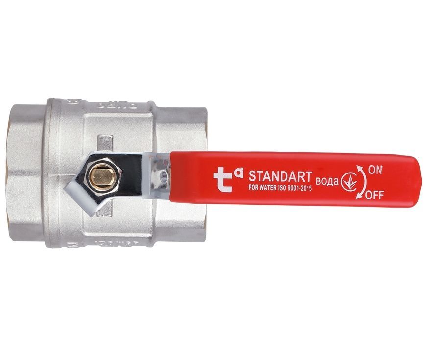 Кран кульовий прямий Thermo Alliance Standart 2" ВР для води, PN40, важіль, латунь SD600NW50PN40 - SD600NW50PN40
