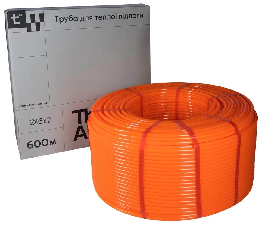 Труба Thermo Alliance Spain PEX-A EVOH Orange 16х2 мм (600 м) SD00052689