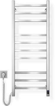 Полотенцесушитель электрический NAVIN Loft 400х1000 Sensor таймер регулятор левый нержавеющая сталь 10-043153-4010 - 10-043153-4010