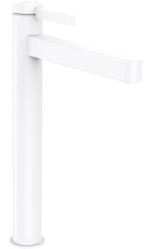 Смеситель для раковины HANSGROHE Finoris 260 Matt White 76070700 белый матовый с донным клапаном push-open - 76070700