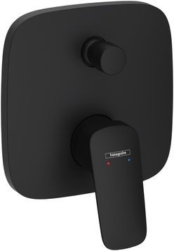Змішувач для ванни/душу HANSGROHE Logis прихованого монтажу Matt Black 71405670 чорний матовий - 71405670