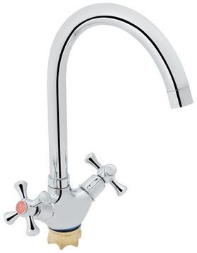 Змішувач для кухні Lidz Lamb 278F двохвентильний Chrome LDLAM278FCRM35071 - LDLAM278FCRM35071