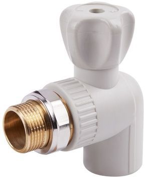 Кран шаровой радиаторный PPR ALFA PLAST 20х1/2" угловой APARBB2012X - APARBB2012X