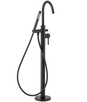Смеситель для ванны KFA ARMATURA MOZA BLACK 5035-510-81 свободностоячий - 5035-510-81