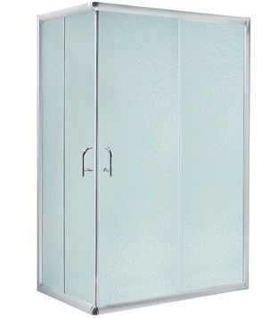Душова кабіна LIDZ WAWEL 100x80 SC100x80.SAT.LOW.FR, скло Frost 5 мм без піддону - LWASC10080SATLOWFR2