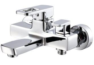 Змішувач для ванни Lidz Wawel 006 Chrome з душовим гарнітуром LDWAW006CRM45388 - LDWAW006CRM45388
