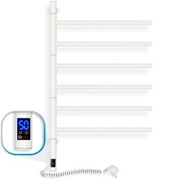 Полотенцесушитель электрический NAVIN Arabesque Sensor 480х800 поворотный 12-123033-4880 белый - 12-123033-4880