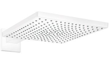 Верхний душ с держателем HANSGROHE Raindance E 300 1jet Matt White 26238700 белый матовый - 26238700