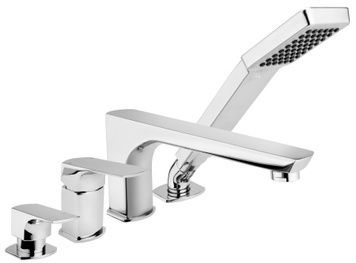 Смеситель с монтажом на борт ванны KFA ARMATURA MOKAIT 5535-210-00 - 5535-210-00