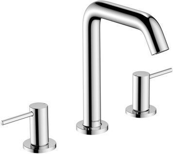 Змішувач для раковини на 3 отвори HANSGROHE Tecturis S 150 EcoSmart+ Chrome 73330000 хром з донним клапаном - 73330000