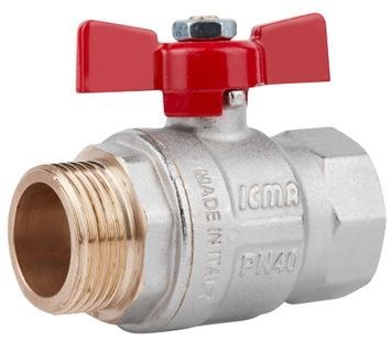 Кран шаровой ICMA 1" прямой PN40 №351 87351AF11 - 87351AF11