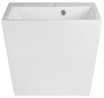 Раковина підвісна моноблок QTAP Tern 465х385х370 White з донним клапаном QT1711G803W - QT1711G803W