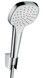 Душевой набор HANSGROHE Croma Select E 110 1jet шланг 125 см Chrome/White 26424400 хром/белый - 26424400 - 1