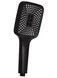 Лейка для ручного душа Qtap Rucni прямоугольная 140х110 мм Black Matt QTRUC125BLM45955 - QTRUC125BLM45955 - 1