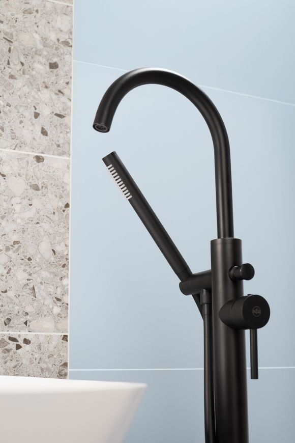 Смеситель для ванны KFA ARMATURA MOZA BLACK 5035-510-81 свободностоячий - 5035-510-81