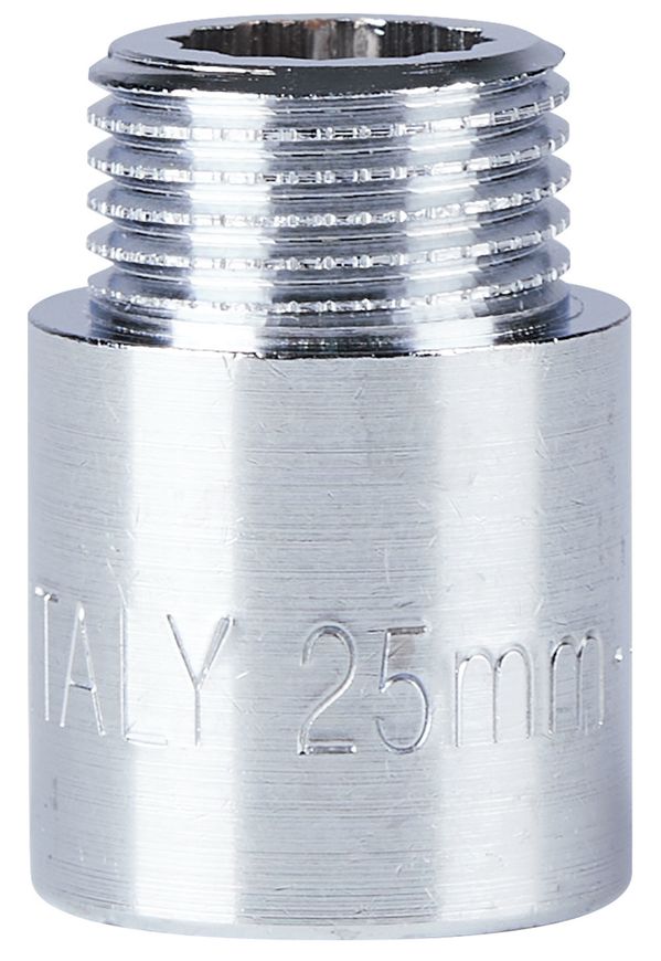 Подовжувач латунний хромований Icma 1/2"ЗРх1/2"ВР довжина 25 мм №19 81019AD02506