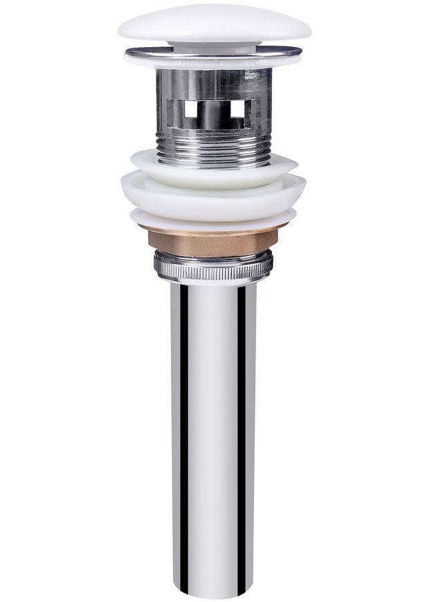 Раковина подвесная моноблок QTAP Tern 465х385х370 White с донным клапаном QT1711G803W - QT1711G803W
