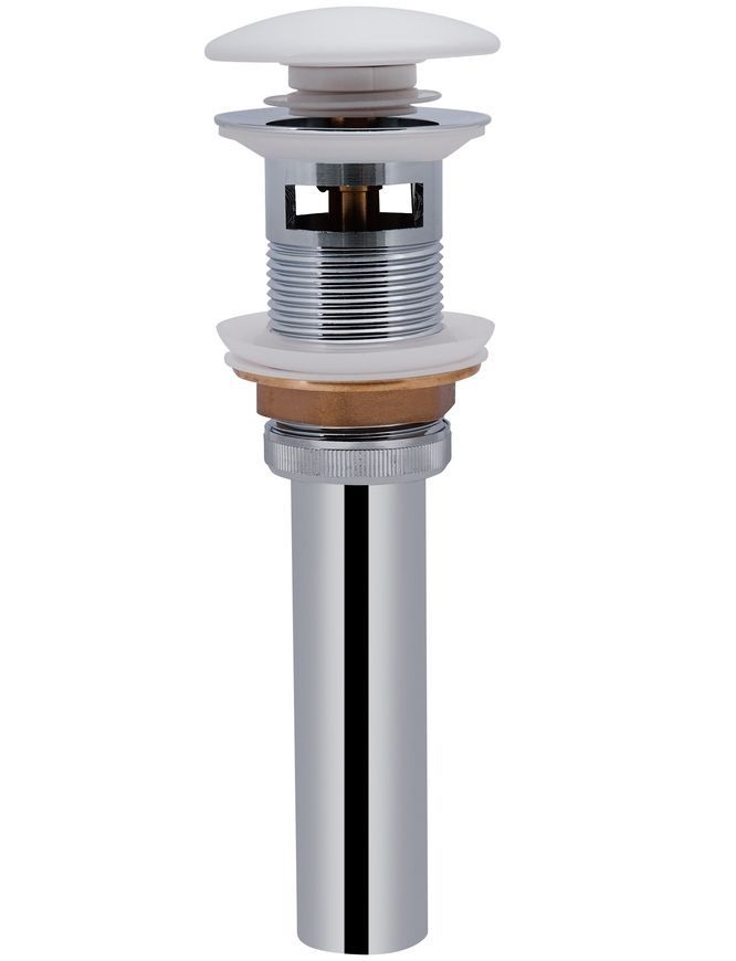 Раковина для підлоги моноблок QTAP Crow 445x435x825 White з донним клапаном QT0511G315W - QT0511G315W