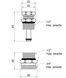 Кран регулировочный SD FORTE 1/2"х3/4" для коллектора SF013 - SF013 - 2