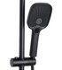 Душова система Qtap Gemini на три споживача (з виливом) Black Matt QTGEM111BLM45686 - QTGEM111BLM45686 - 4