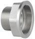 Переход латунный Thermo Alliance Forte 2"ВРх1 1/2"НР никелированный SF3605040