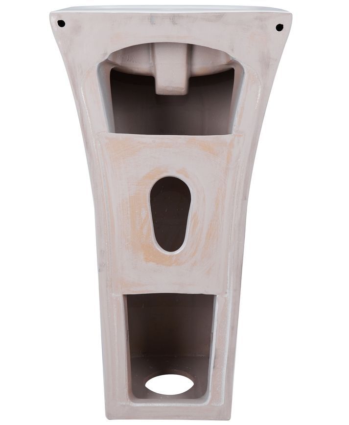 Раковина для підлоги моноблок QTAP Crow 445x435x825 White з донним клапаном QT0511G315W - QT0511G315W