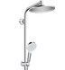 Душова система HANSGROHE Crometta S Showerpipe 240 1jet з термостатом і виливом 27320000 хром - 27320000 - 3