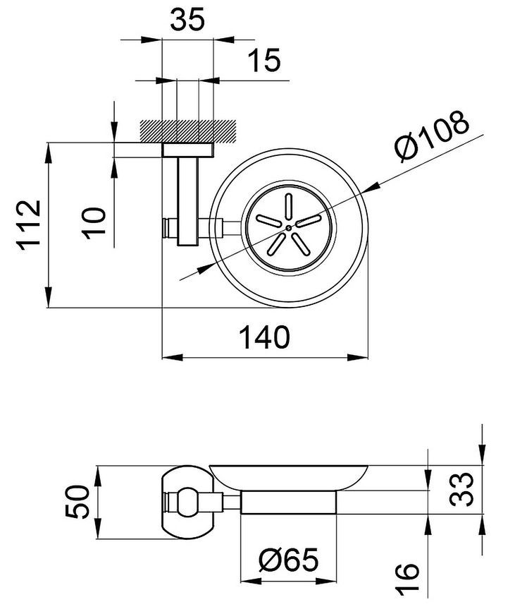 Мильниця QTAP Liberty ORO 1159 золото QTLIBORO1159