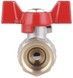 Кран кульовий Thermo Alliance Standart 1/2" ВЗ прямий, латунь, PN40, метелик SD607NW15PN40 - SD607NW15PN40 - 6