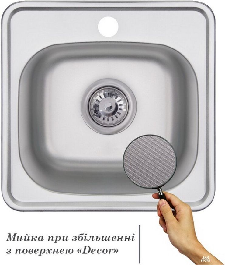 Кухонна мийка IMPERIAL 3838 Decor 0,6 мм (IMP383806DEC) - IMP383806DEC