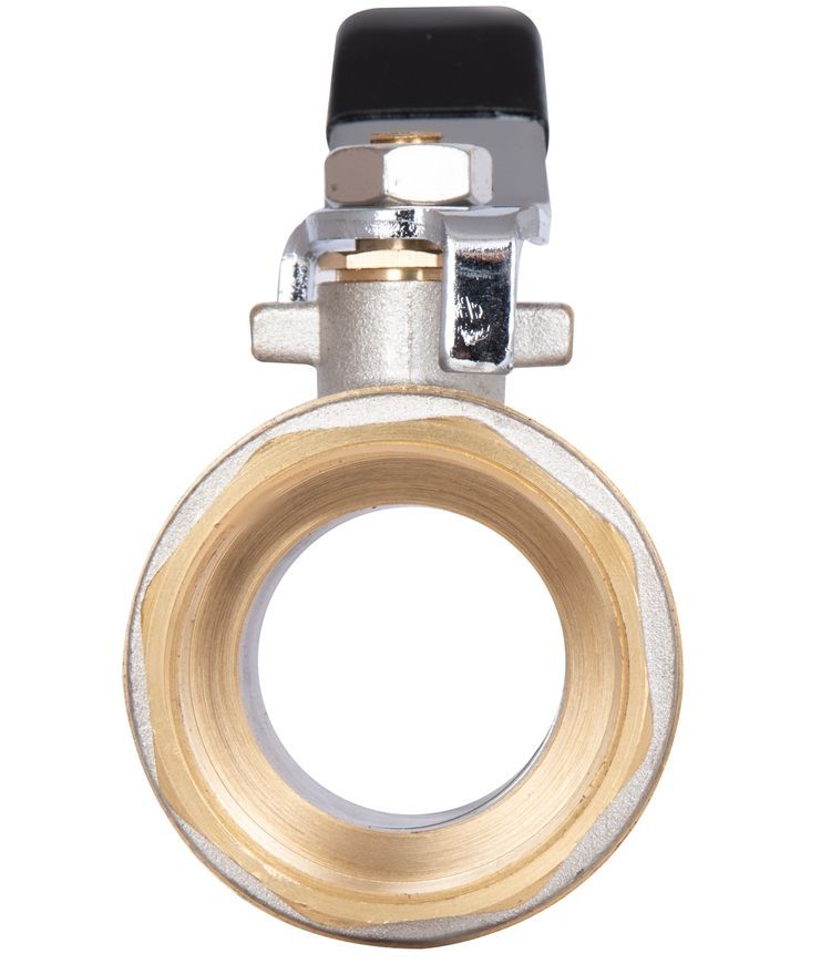 Кран шаровой Thermo Alliance Base 1" 1/2 ВР прямой, латунь, PN40, рычаг SD600W40 - SD600W40