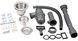 Кухонная мойка интегрированная QTAP DC5638 3,0/1,2 мм Satin + крышка - QTDC56383012 - 8